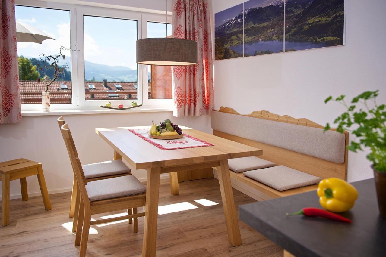 5 Sterne Ferienwohnung Hochgratblick Mit Schwimmbad Und Sauna Oberstaufen Exterior photo